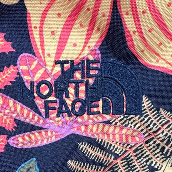 The North Face Black and Multicolor Leaf Print Backpack - Picture 2 of 12